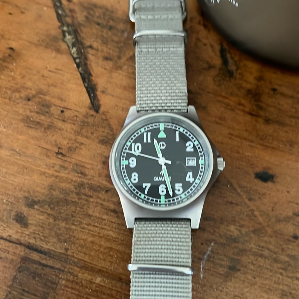Quartz J Crew watch Marathon company